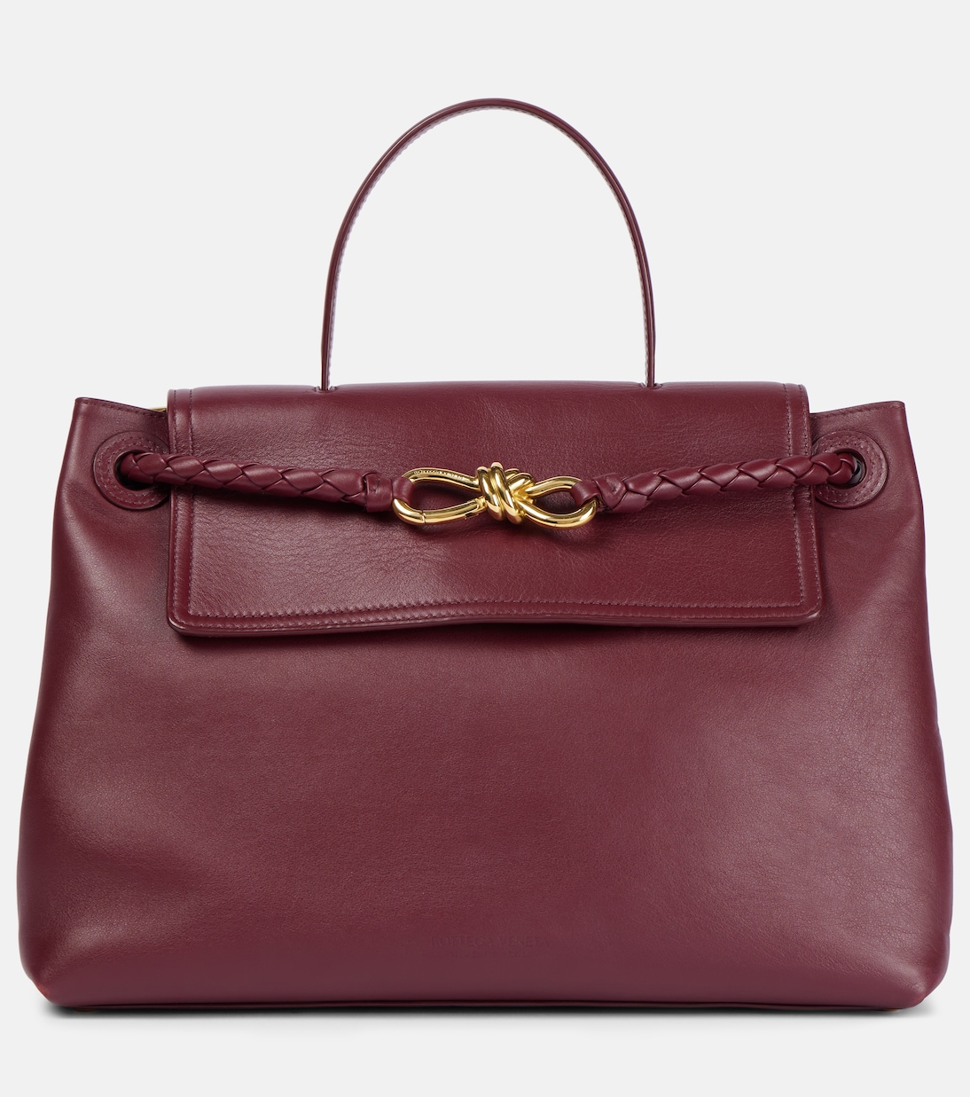 

Ciao Ciao сумка из кожи среднего размера Bottega Veneta, Barolo-M Brass