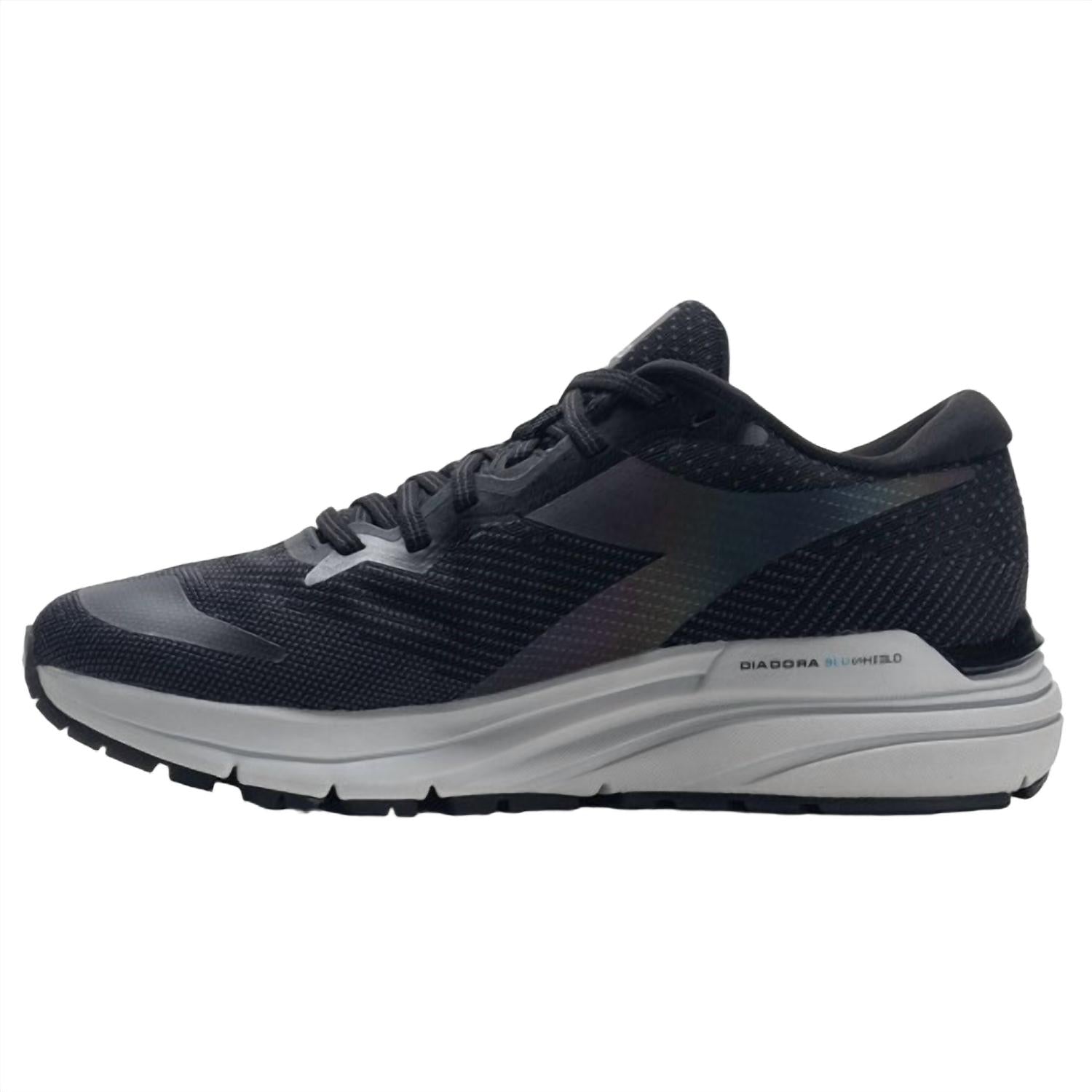 Женские кроссовки Mythos Blushield Hip 6 в черном/серебристом цвете Diadora — фото 2
