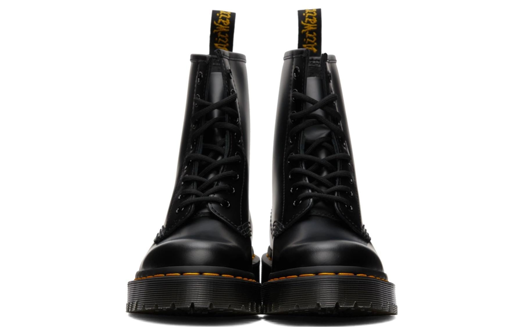 Ботинки Dr. Martens 1460 Bex Smooth Leather на платформе, черный — фото 3