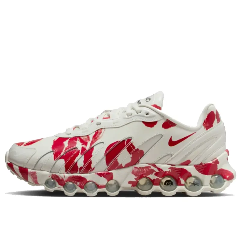 

Nike Женские беговые кроссовки VAQUERA x Air Max DN8, белые с красным