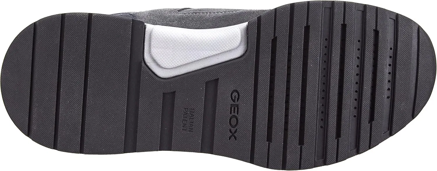 Кроссовки Geox Boys' U Litio A Trainers, Anthracite Navy — фото 4