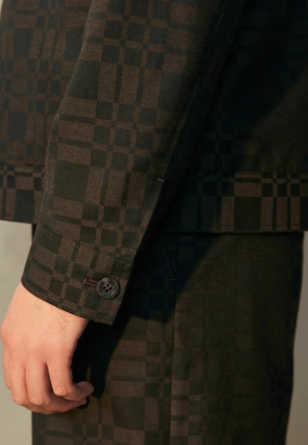 

Легкая куртка PATTERNED REGULAR FIT Next, коричневый