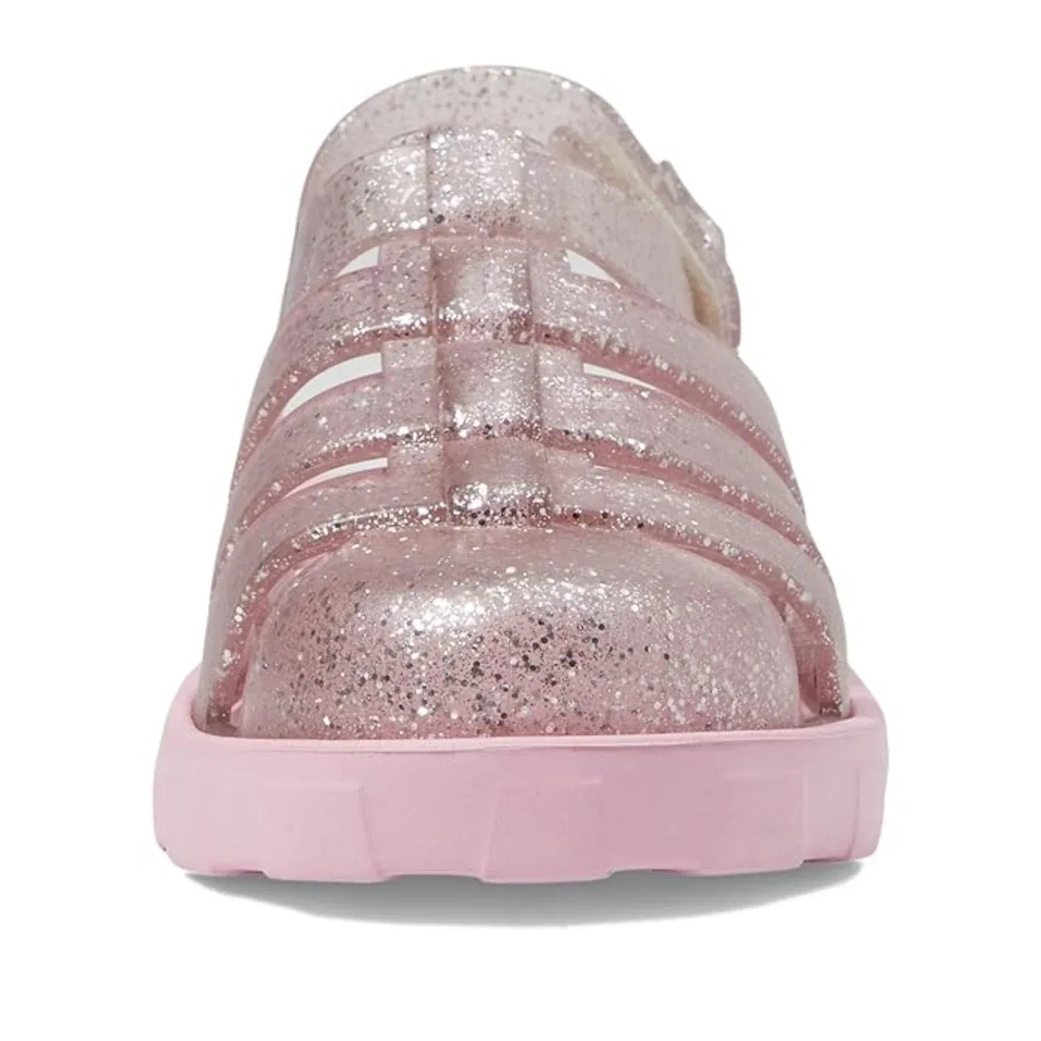Mini Melissa Детские мини-сандалии Megan, розовые, с регулируемым ремешком, в стиле "рыбацкие", VER1066 — фото 2