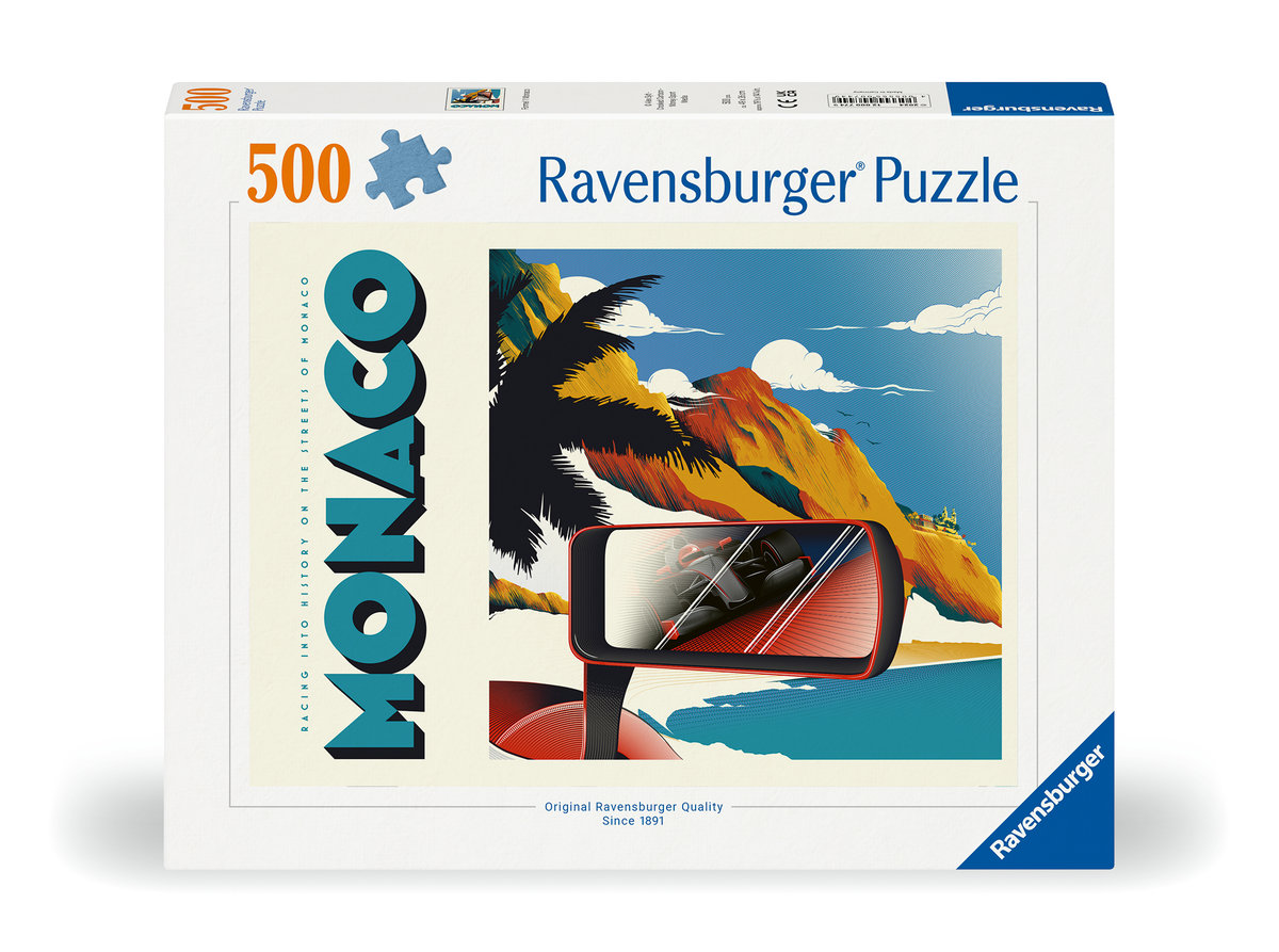 

2D Пазл «Привет из Монако», 500 деталей Ravensburger