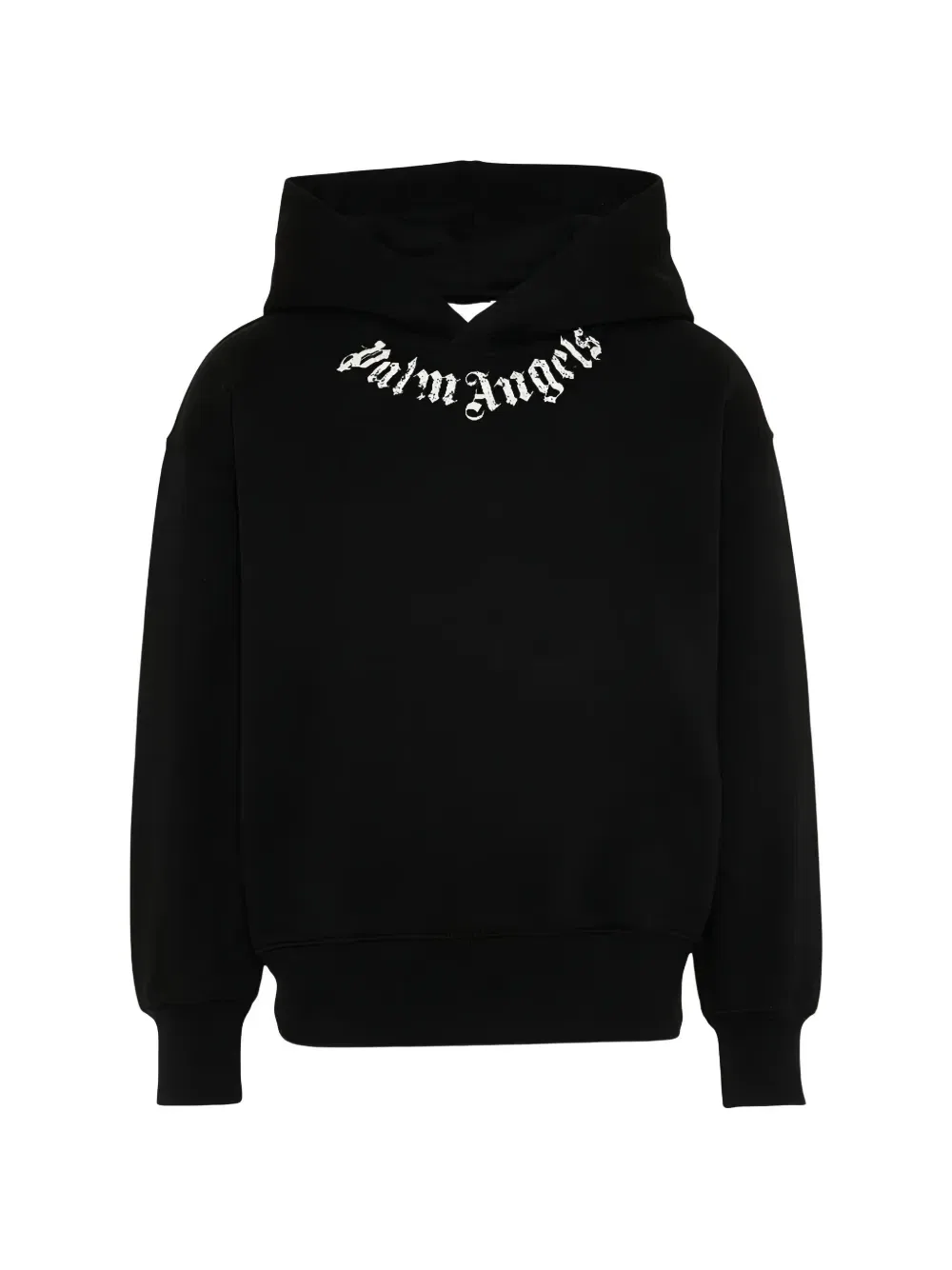 Худи с принтом-логотипом Palm Angels Kids, черный