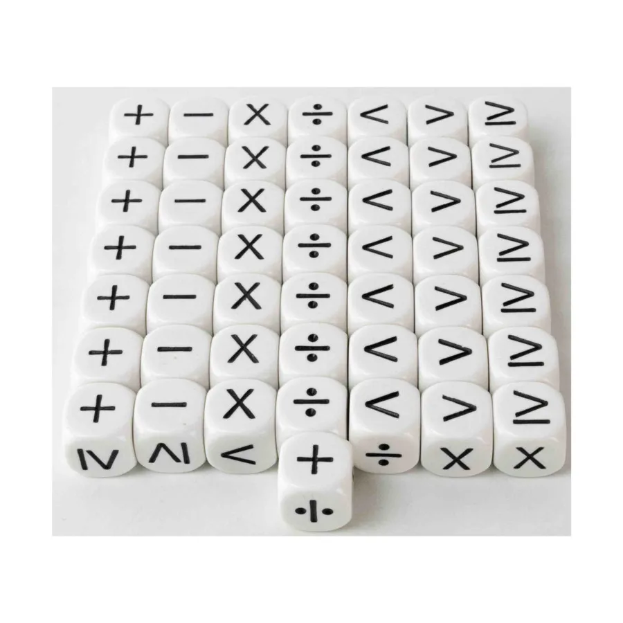 

d6 Математические операторы (6 функций) (50), Dice - Symbols, Functional & Unique Dice