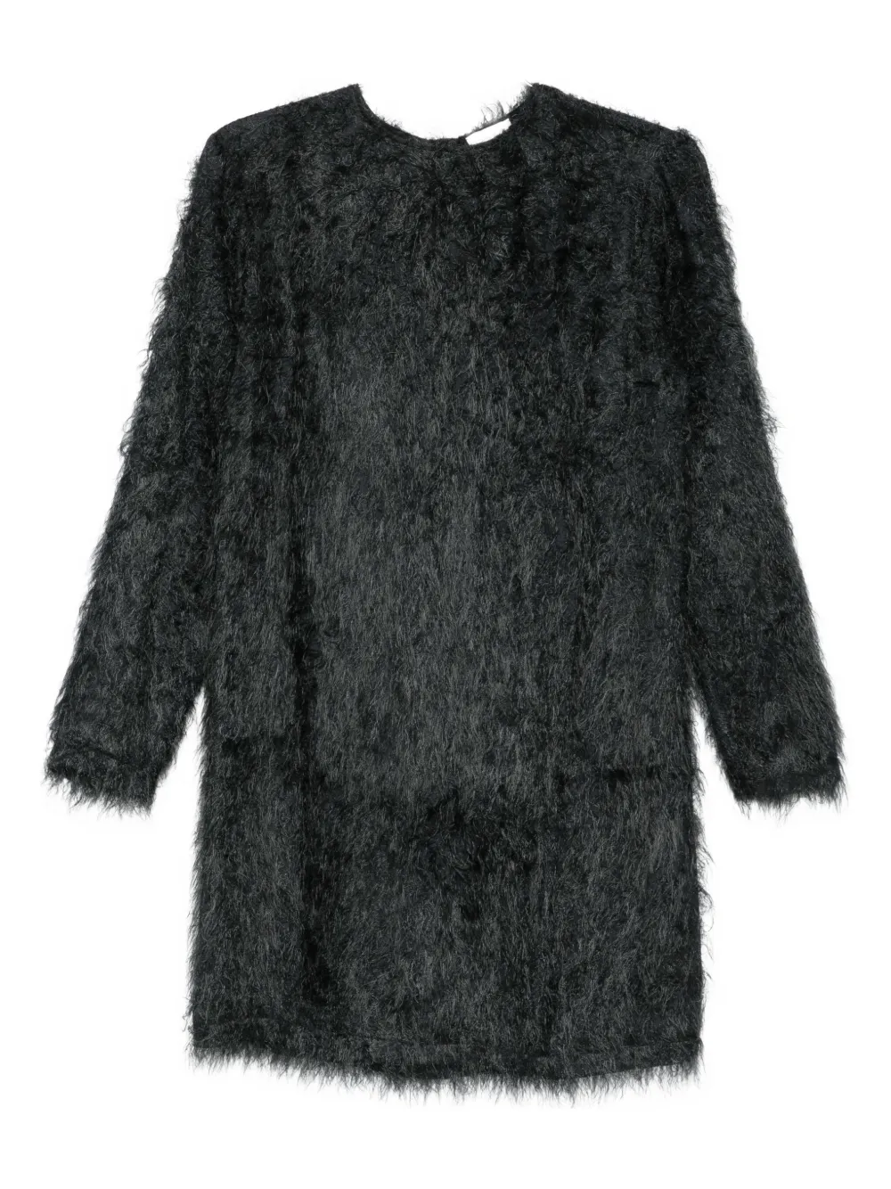 

Фактурное платье с длинными рукавами Alysi, черный