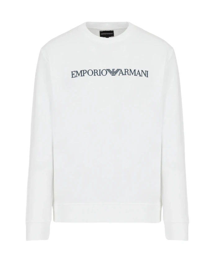 

Толстовка с круглым вырезом Emporio Armani, белый