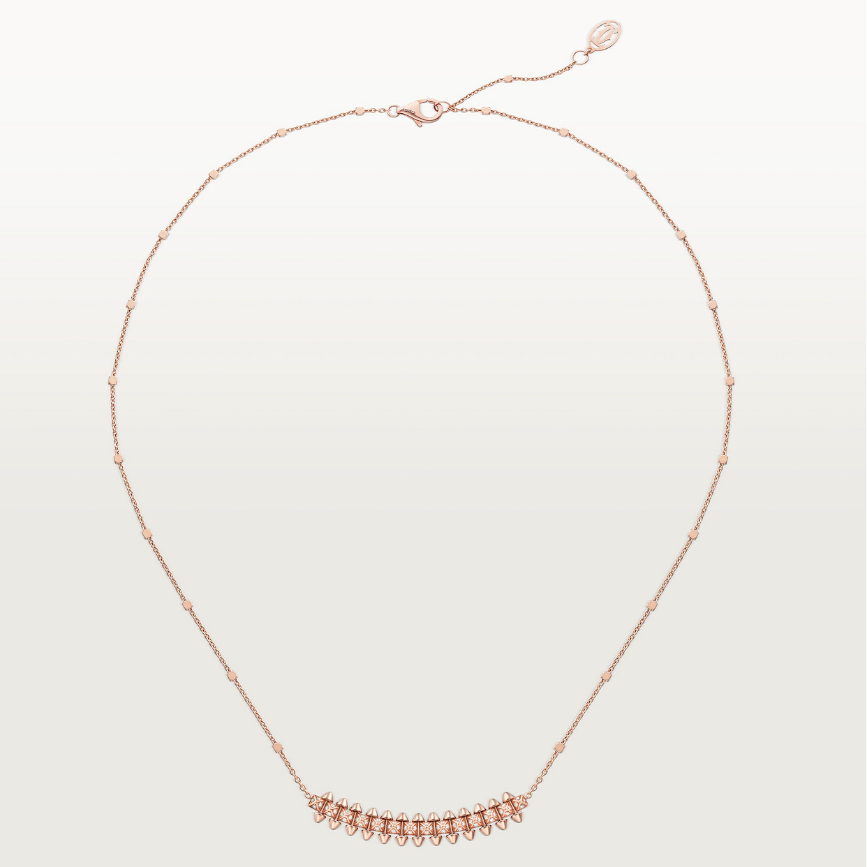 

Ожерелье Cartier Pendentif Clash de Cartier, маленькая модель, булыжник, розовое золото