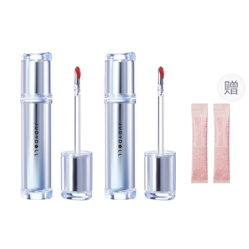 Бальзам для губ Ice Iron Serum Mirror Finish с эффектом водяного света, натуральный глянцевый, стойкий, устойчивый к переносу, 2,4 г Judydoll — фото 2