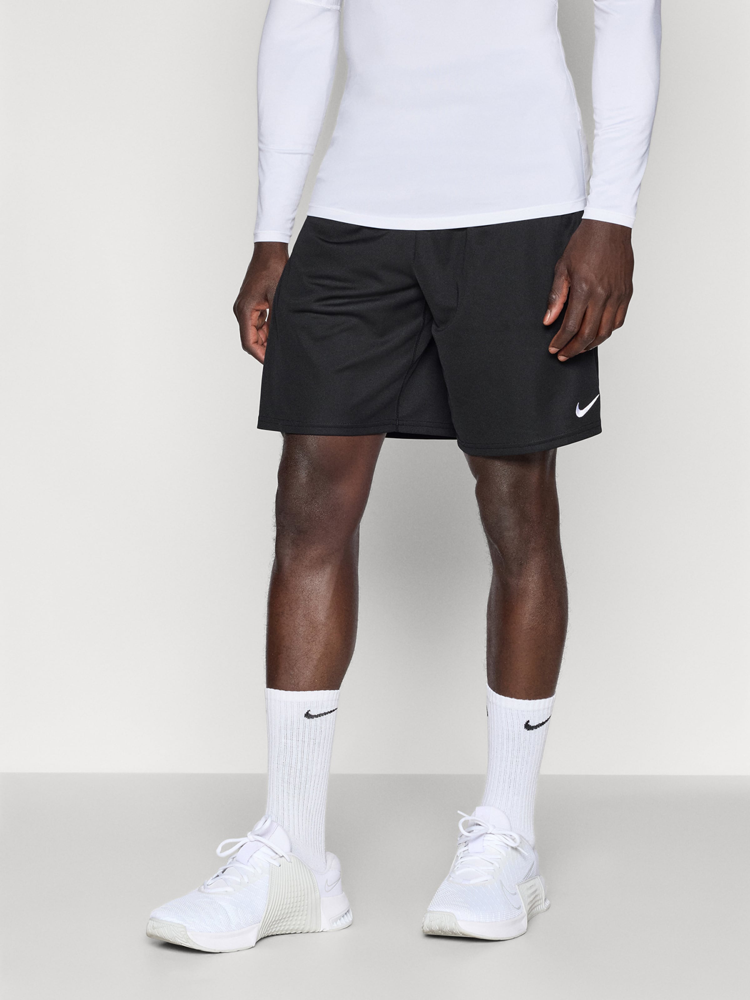NIKE Шорты для тренировок 'FLEX' свободного кроя в черном цвете — фото 2