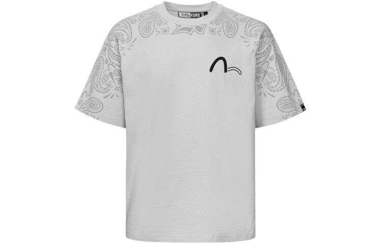 

Футболка мужская серая Evisu, серый