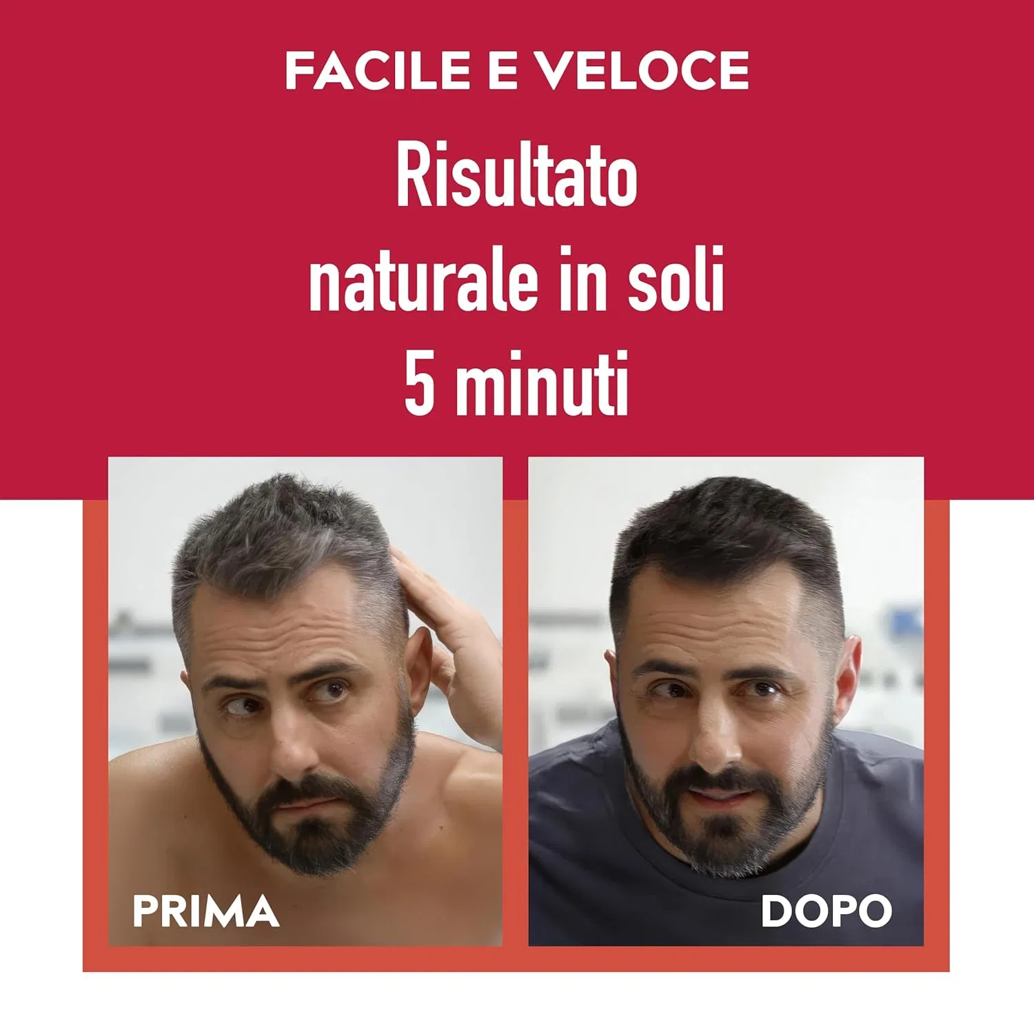 Мужская краска для волос Just For Men темно-коричневая Just For Men — фото 2