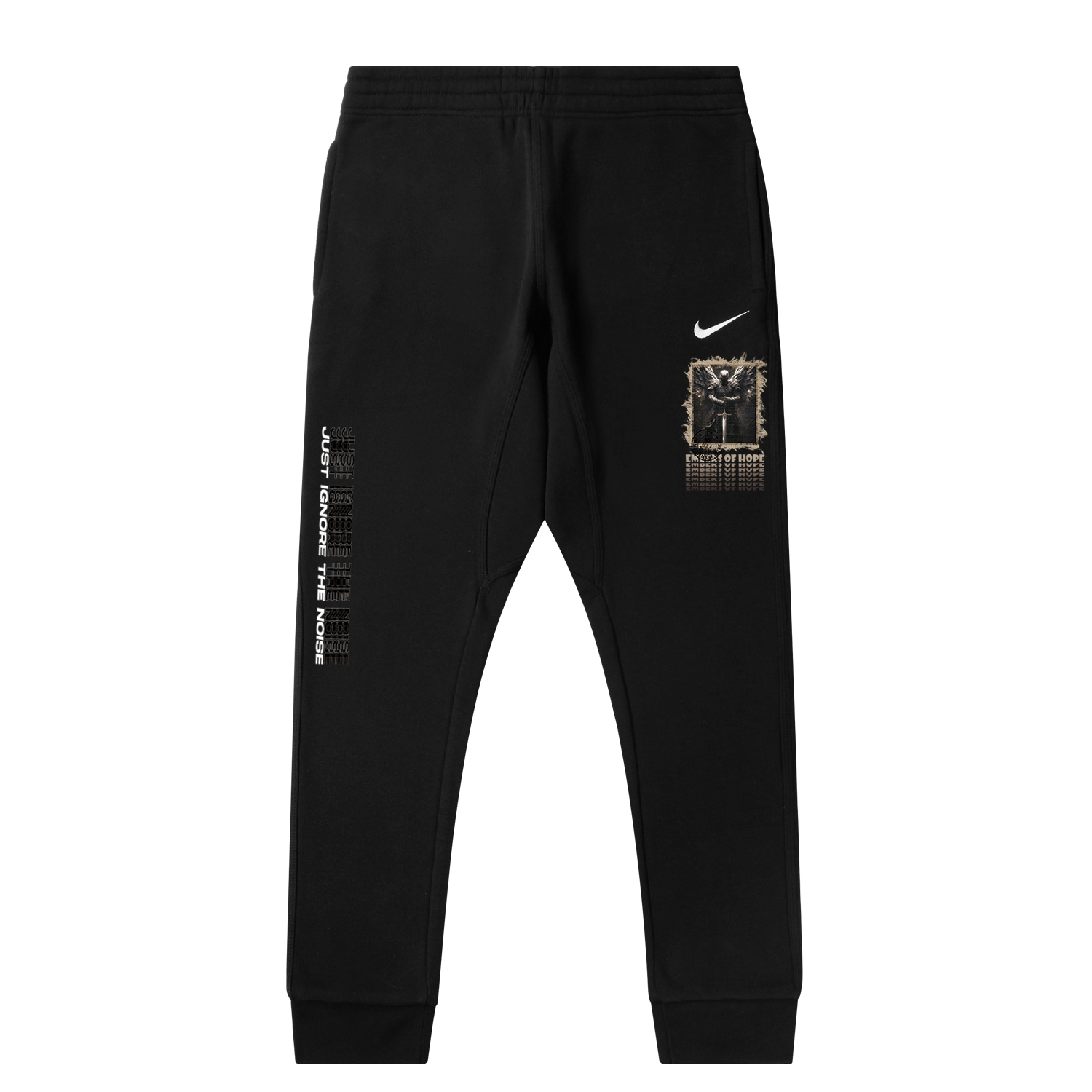 

Nike Вязаные спортивные штаны унисекс черный