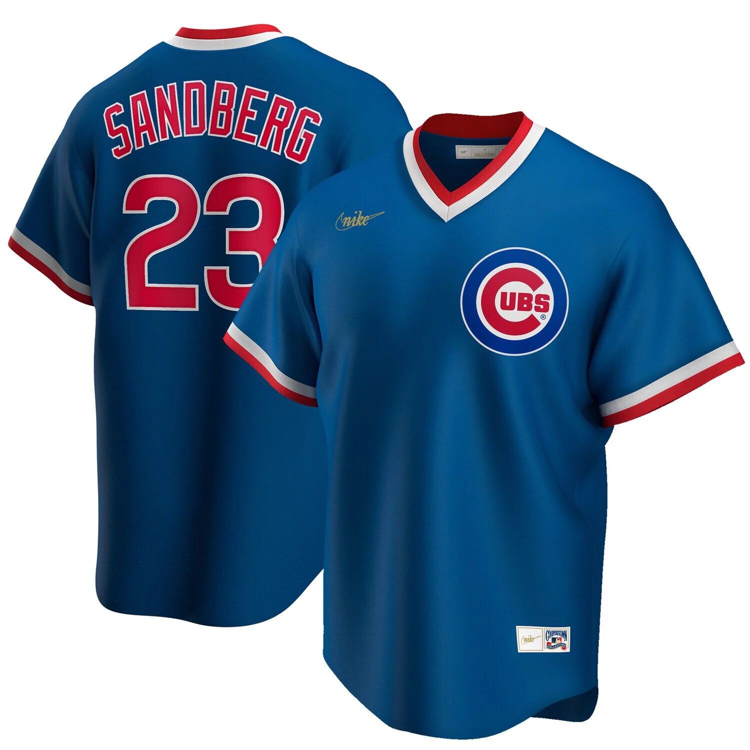 

Мужское джерси игрока Nike Ryne Sandberg Royal Chicago Cubs Road Cooperstown Collection