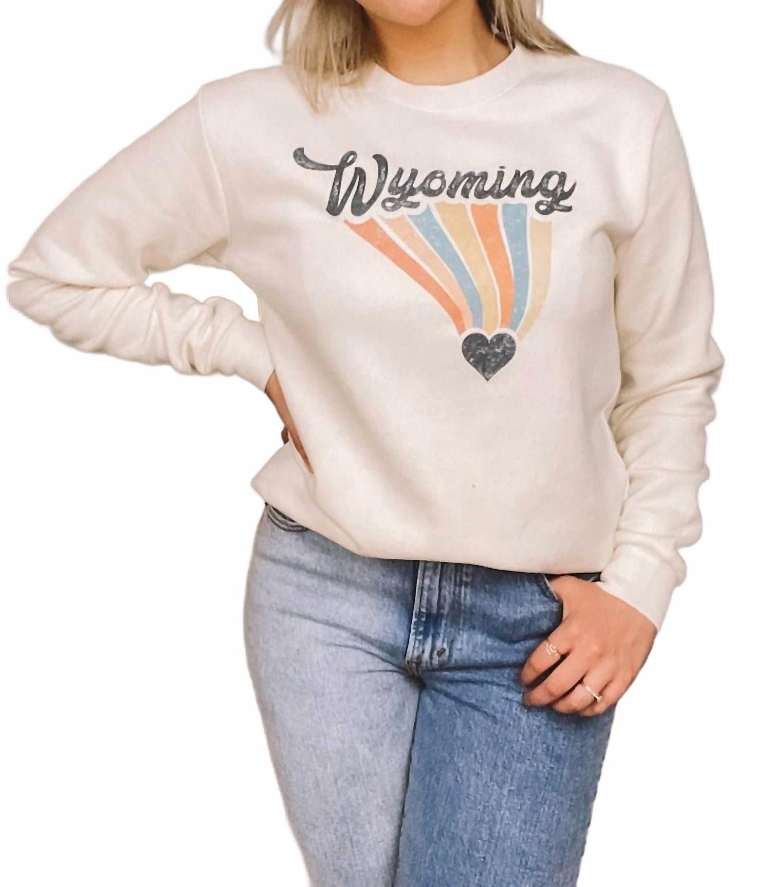 

Вязаный свитшот Wyoming Tornado натурального цвета MAMIE RUTH