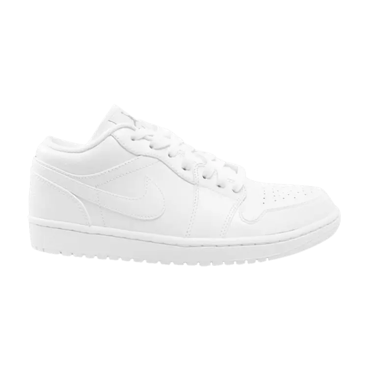 

Кроссовки Air Jordan 1 Low 'Triple White', белый, Белый;серый, Кроссовки Air Jordan 1 Low 'Triple White', белый