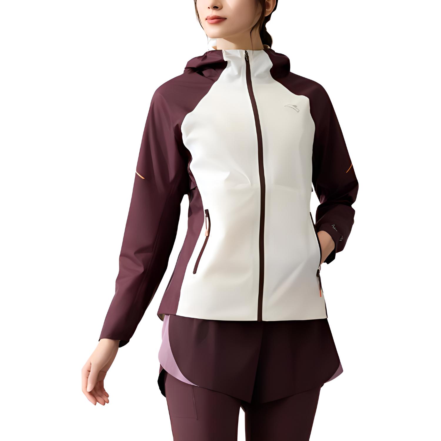 

ANTA Женская куртка ванильно-бежевого и шоколадно-коричневого цветов, Vanilla Beige White/Chocolate Brown