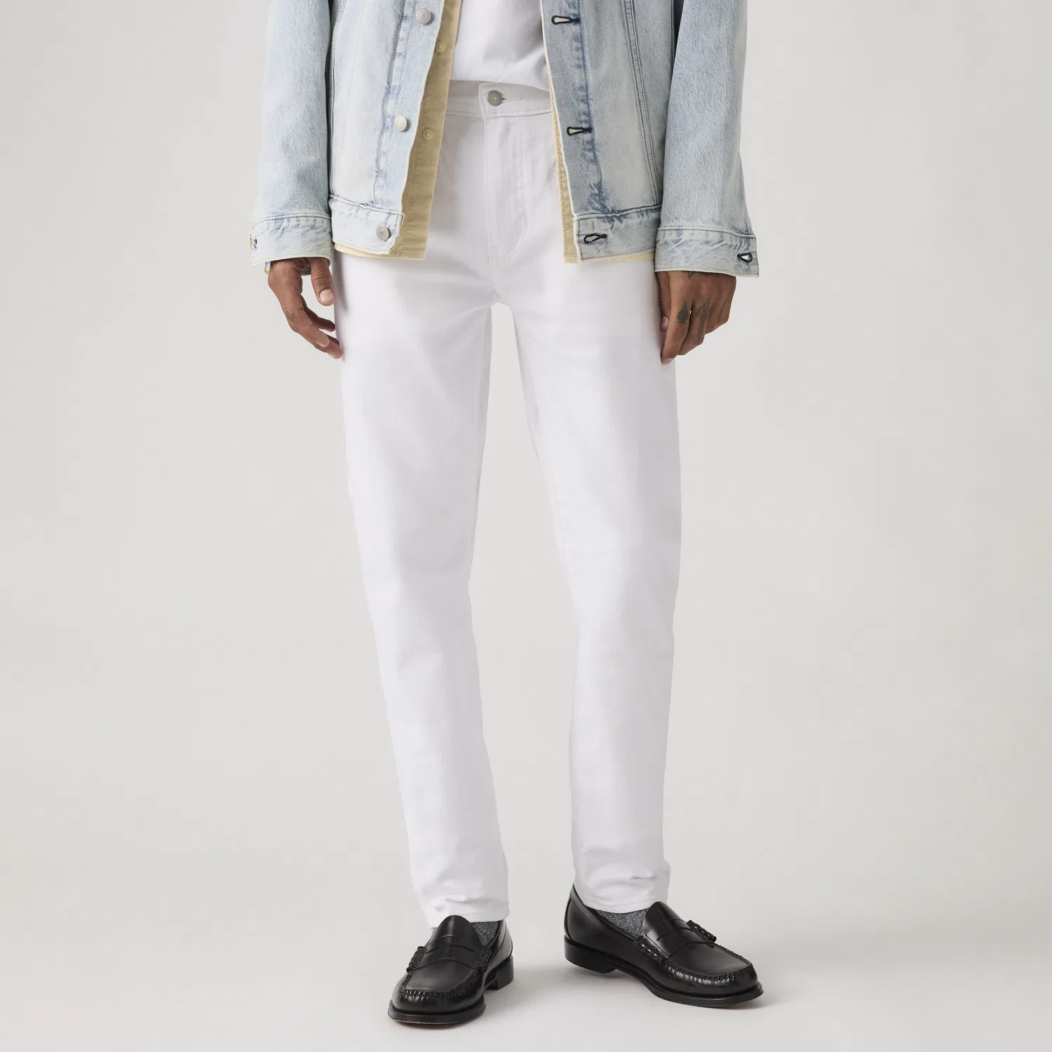 Мужские джинсы 512 Slim Taper Levi's, White — фото 2