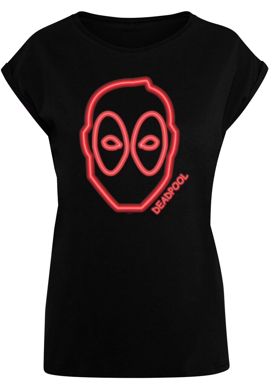 

Футболка ABSOLUTE CULT Shirt Deadpool - Neon Head, черный