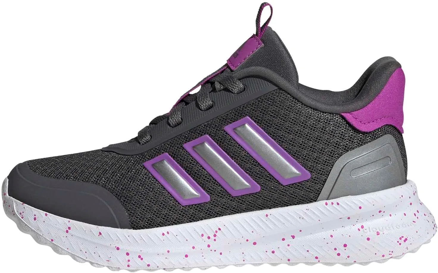 Кроссовки Adidas для детей и подростков X_PLR (для старших детей), серый/фиолетовый/металлик