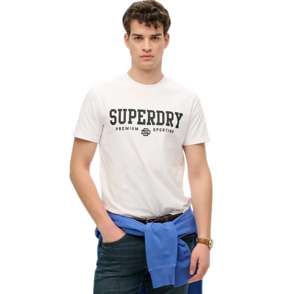 

Футболка с коротким рукавом Superdry Core Sports, белый