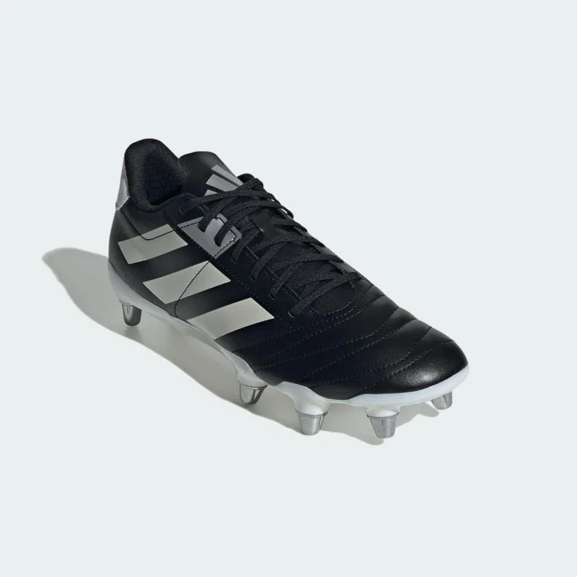 Мужские регбийные бутсы adidas Kakari для мягкого грунта, Core Black / Zero Metalic / Silver Metal — фото 4