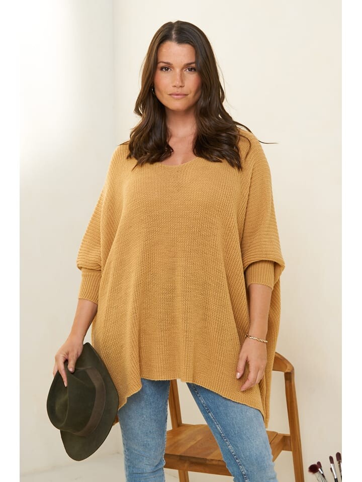 

Пуловер Curvy Lady Pullover, светло-коричневый