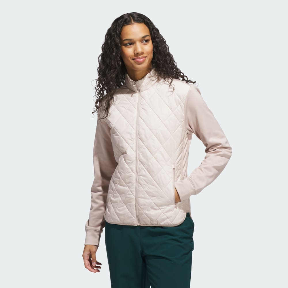 

Куртка Adidas Ultimate365 Quilted Full-Zip Jacket, цвет Wonder Taupe