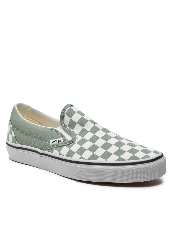 Кроссовки Classic Slip-On VN000BVZCJL1 Vans, зеленый — фото 2