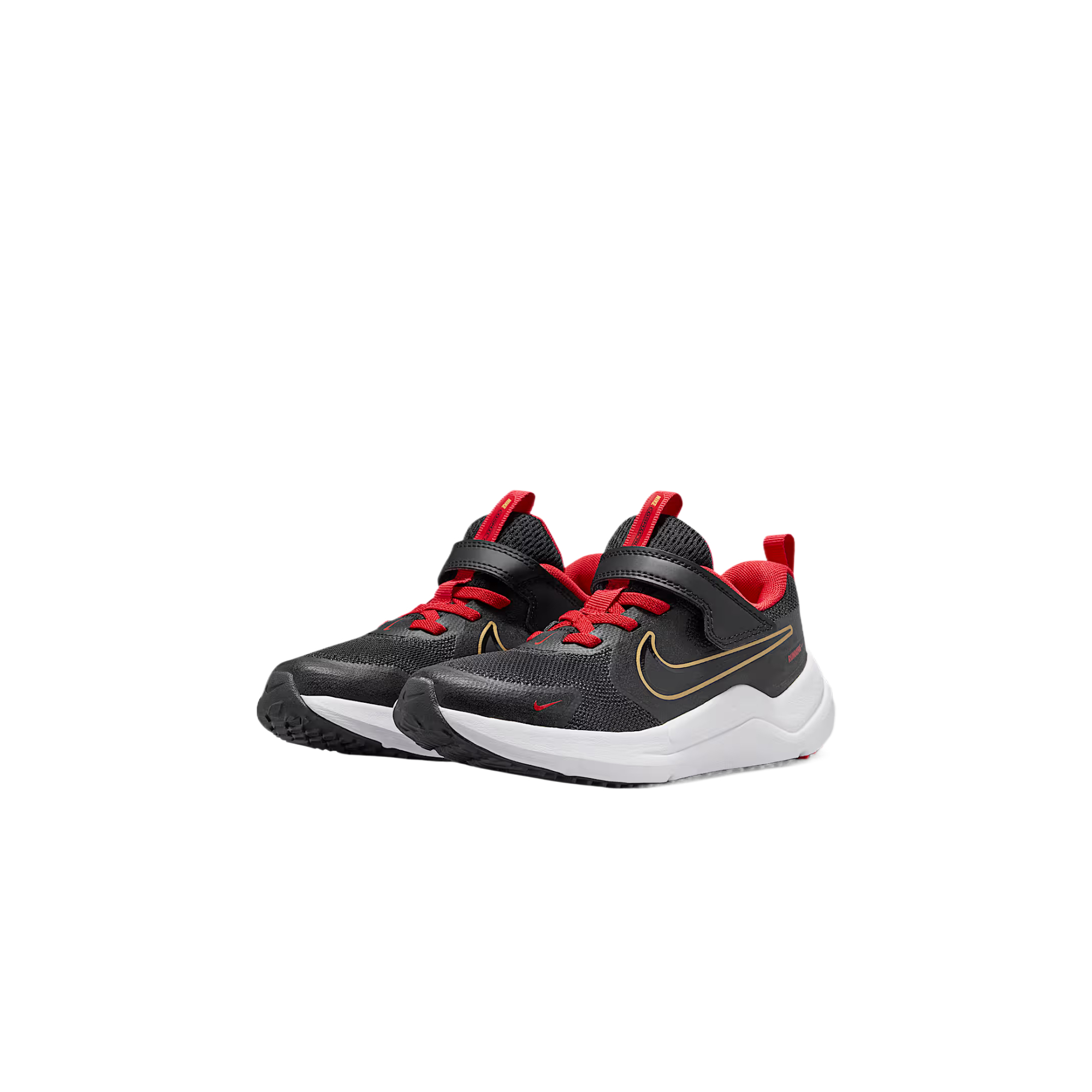 Rebound Support Low top Беговые кроссовки Kids' Nike, черный/белый/university красный/черный — фото 4