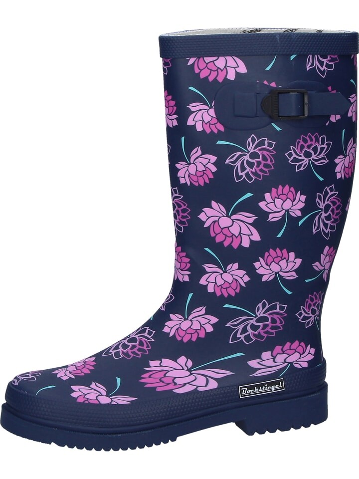 Резиновые сапоги Bockstiegel Regenstiefel Lena, цвет dunkelblau/multi — фото 2