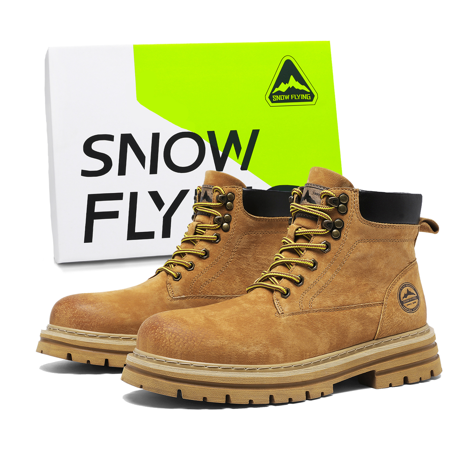 

SNOW FLYING Зимние тактические ботинки Crew Martin унисекс осенний лист коричневый, цвет Autumn Leaf Brown