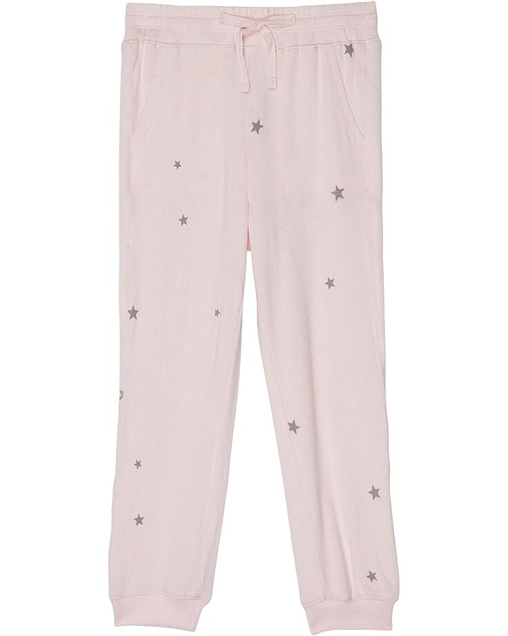 

Брюки Splendid Littles Hacci Print Joggers, цвет Blush Heather