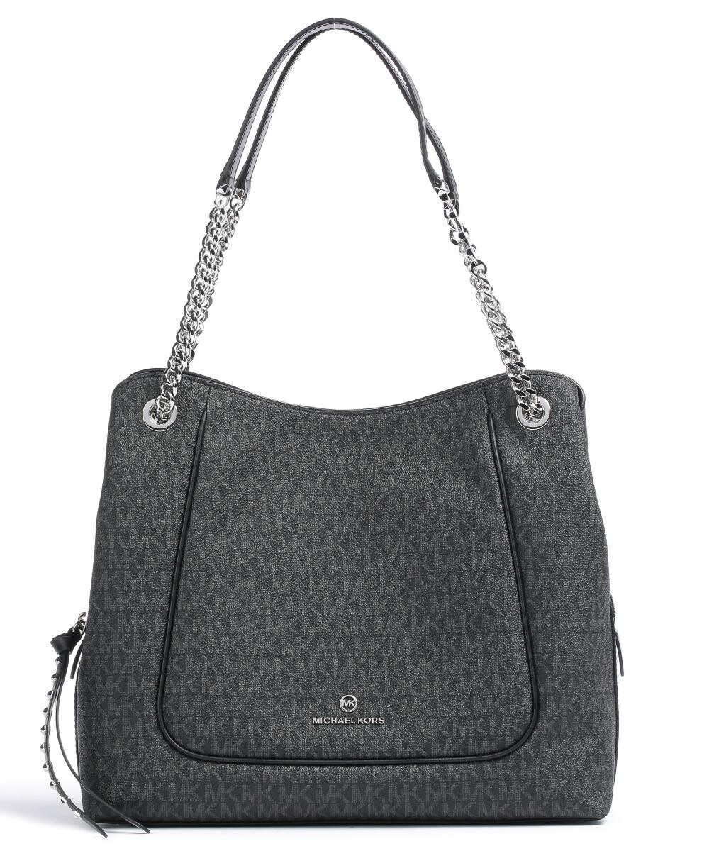 

Холщовая сумка-ведро Piper Michael Kors, антрацит