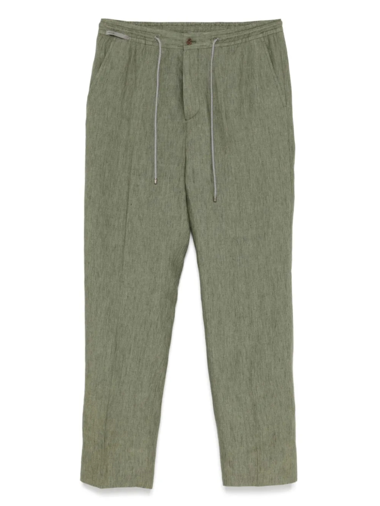 

Льняные брюки Corneliani, зеленый