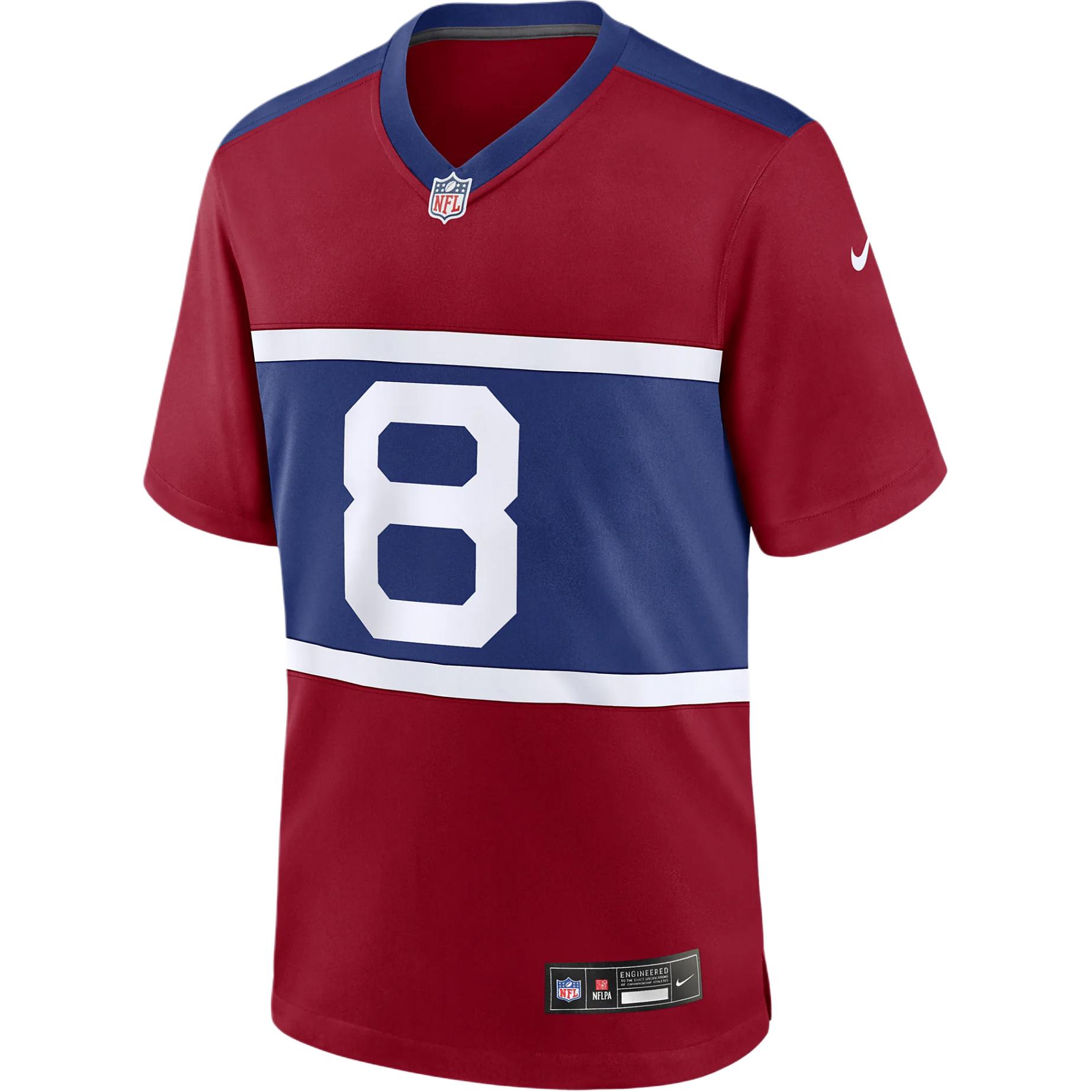 

Мужская игровая футболка Дэниела Джонса из команды «Нью-Йорк Джайентс» (НФЛ) Nike, красный