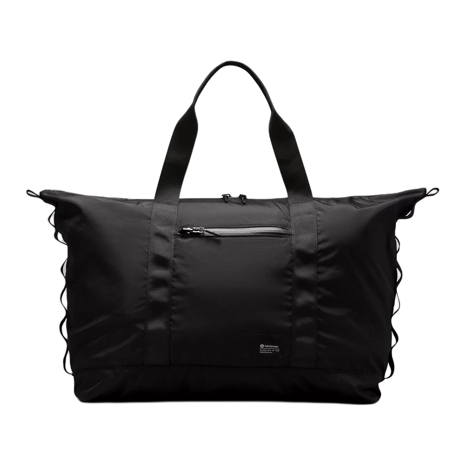 

Lululemon Складная нейлоновая сумка унисекс черная, Black