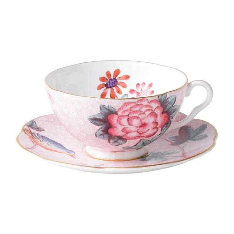 

Harlequin Collection Cuckoo Чашка чайная розовая 0,18 л, 2 предм набор (столешница и блюдце) Wedgwood, красочный