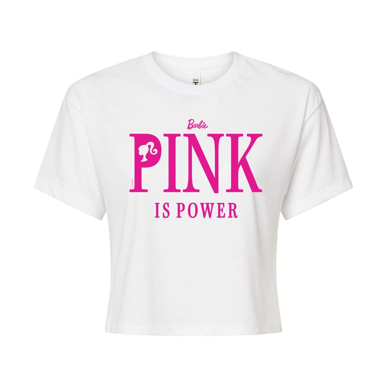 

Укороченная футболка с рисунком Barbie Pink Is Power для детей Juniors Barbie