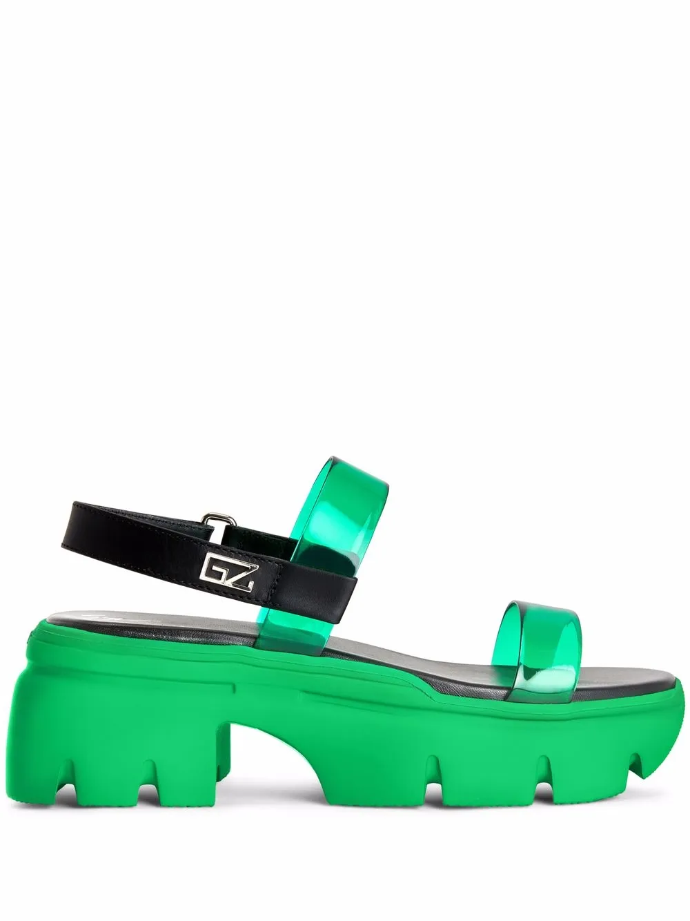Сандалии Apocalypse Summer Giuseppe Zanotti, зеленый