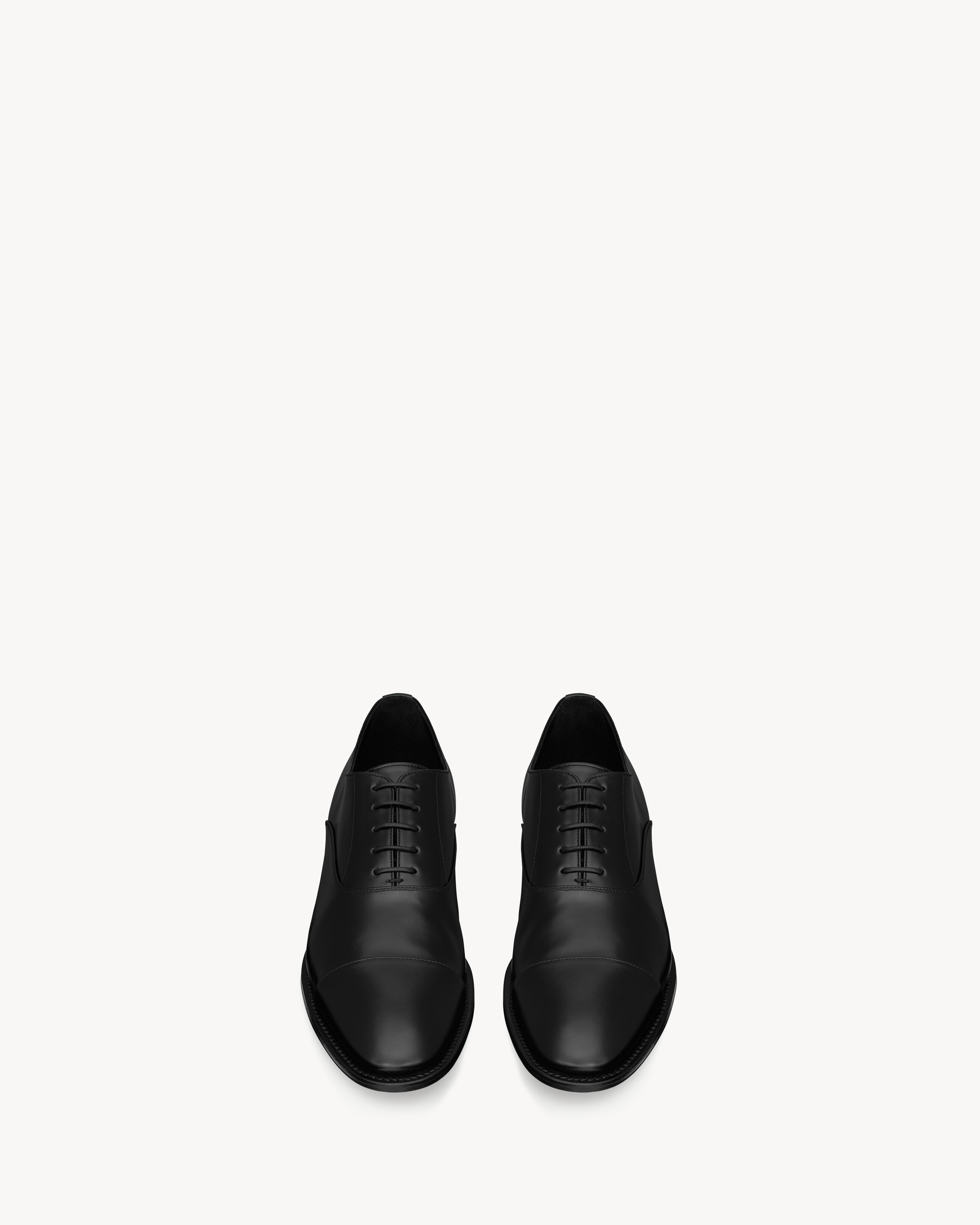 Оксфорды ADRIEN в коробке из кожи Saint Laurent, черный — фото 2