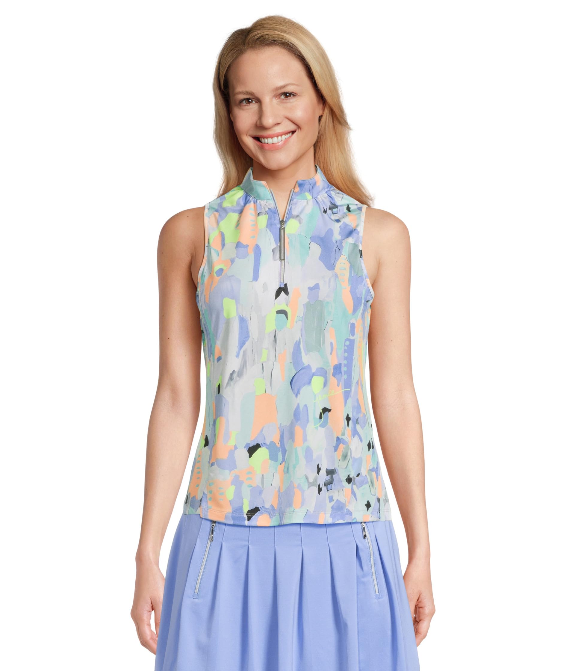 

Топ Jamie Sadock Shibuya Print, цвет Indigo