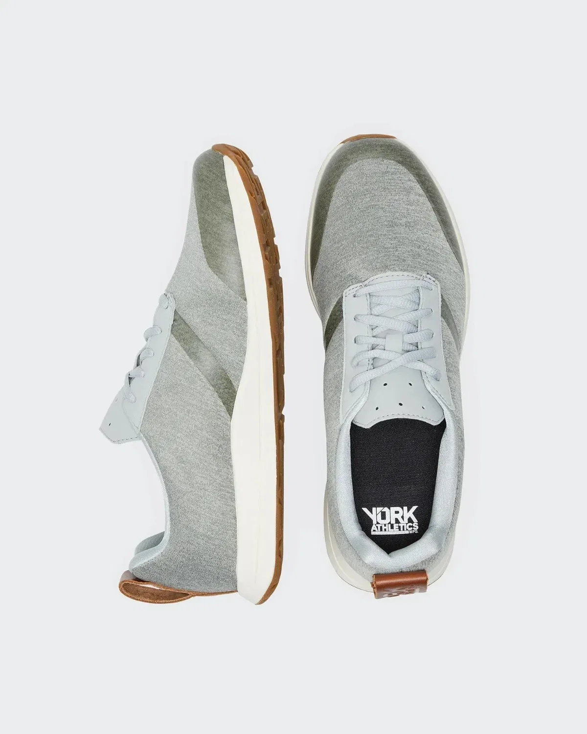 Мужские кроссовки YORK Athletics Mfg Henry Runner, серые, модель HAWK130 — фото 3