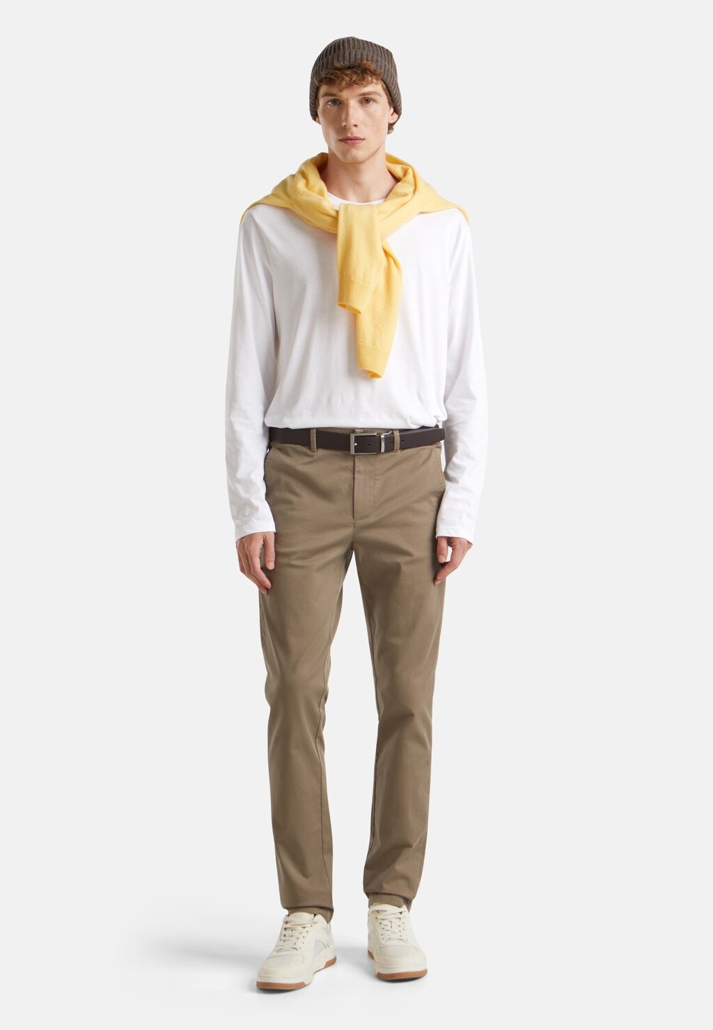 

Чиносы SLIM FIT United Colors of Benetton, коричневый