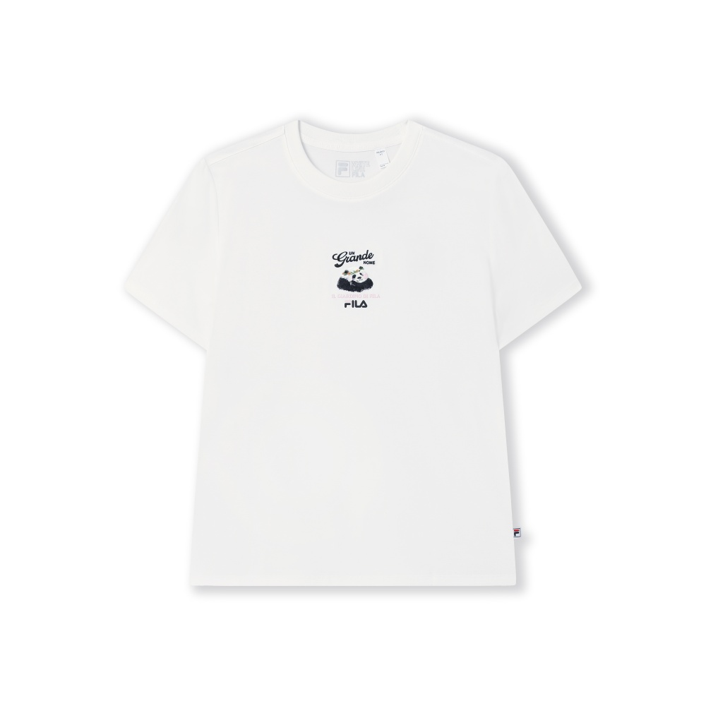 

FILA Футболка Heritage женская Cloud White WT, Белый, FILA Футболка Heritage женская Cloud White WT