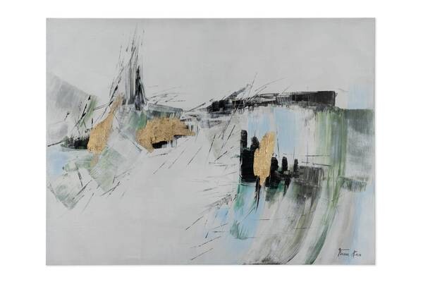 

Картина KUNSTLOFT handgemalt Abstractionist Landscape цвет grau/grün
