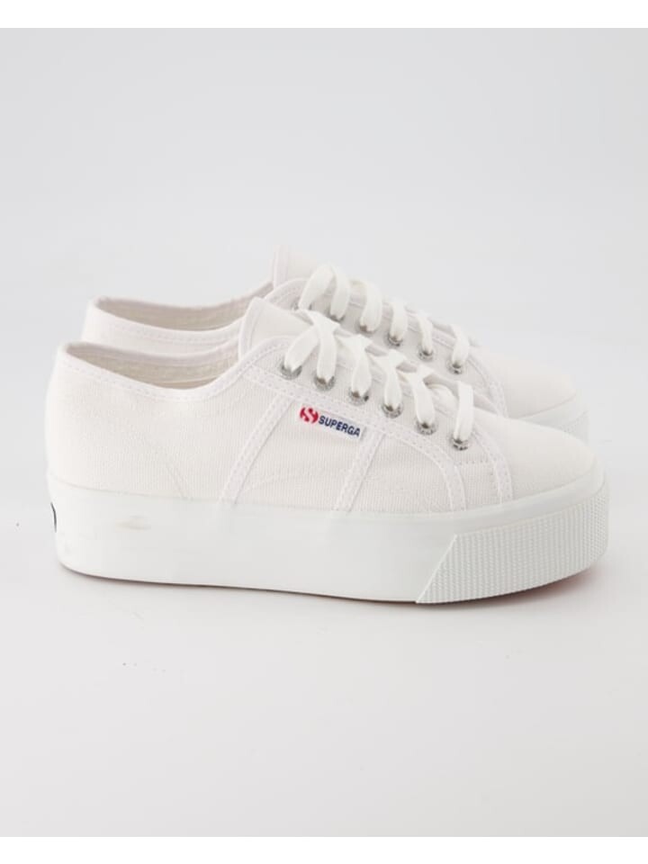 Кроссовки на шнуровке Superga, белый — фото 2