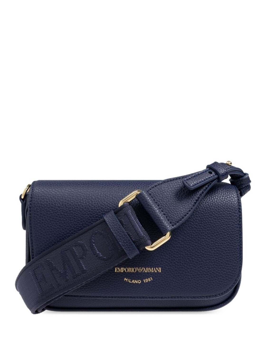 

Emporio Armani сумка через плечо с логотипом, синий
