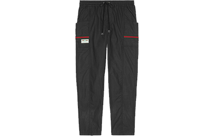 Брюки мужские Gucci, черный / красный